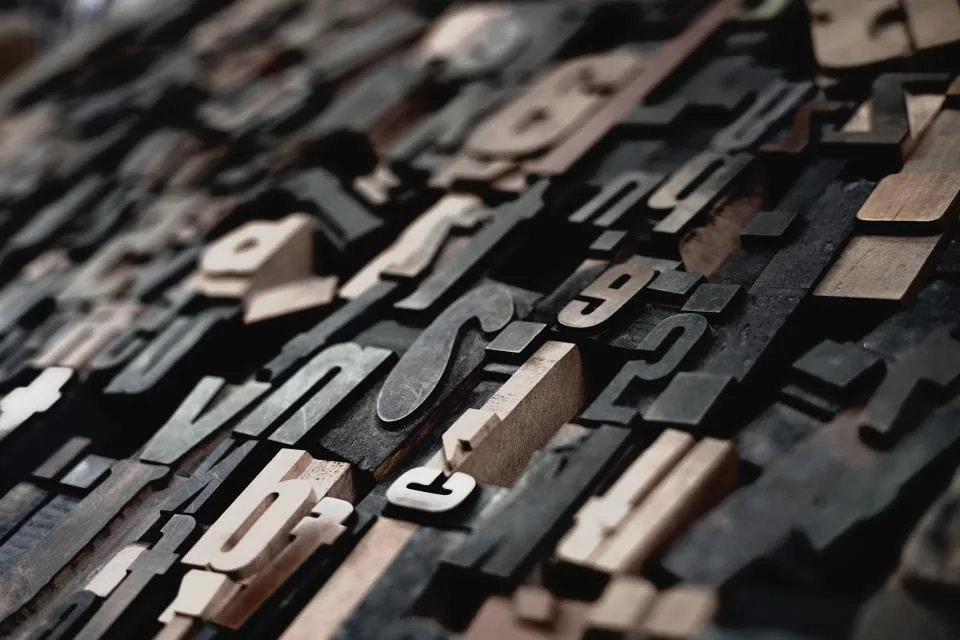 Typography Letter