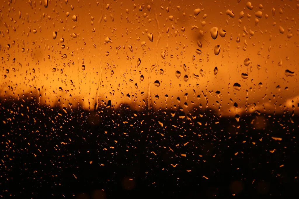 Rain on window 2